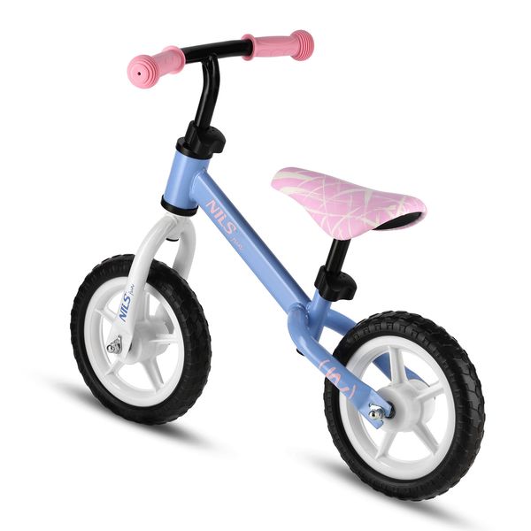 Rowerek biegowy niebieski koła 10" RB134 Nils Fun zdjęcie 3