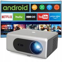 2 x PROJEKTOR RZUTNIK 24000LM WIFI ANDROID SMART TV FULL HD 4K AUTOFOCUS 30