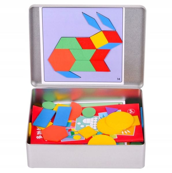 MAGNETYCZNE PUZZLE MONTESSORI UKŁADANKA GRA KLOCKI zdjęcie 7