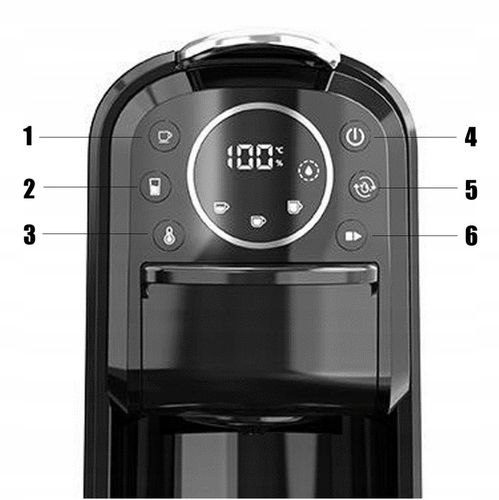 EKSPRES DO KAWY KAPSUŁKI NESPRESSO DOLCE GUSTO KAWA MIELONA 3W1 1400W na Arena.pl