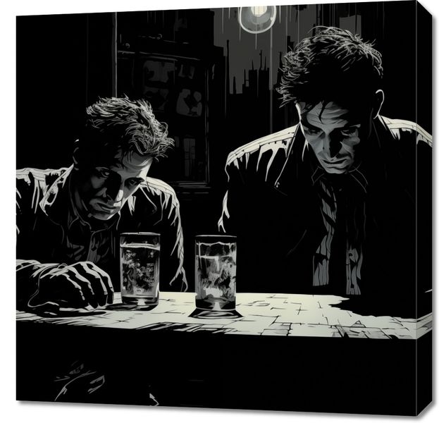 Obraz 70x70cm Spiskowcy zdjęcie 1