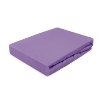 Prześcieradło jersey z gumką 160x200 Darymex lawendowe