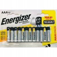 Bateria alkaliczna Energizer AAA (R3) 12 szt.