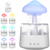 NAWILŻACZ CHMURA DESZCZ AROMATERAPIA DYFUZOR LAMPA LED