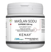 KENAY Maślan sodu SUPREME 1200 mg (300 kaps.)