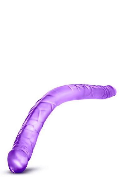 B Yours 16Inch Double Dildo Purple zdjęcie 4