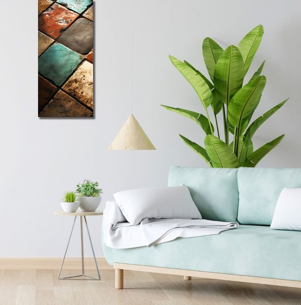 Obraz 30x70cm Ceramiczna Kompozycja zdjęcie 2