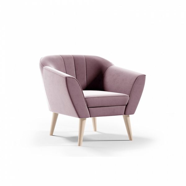 Fotel PIRS - różowy / R62 zdjęcie 1