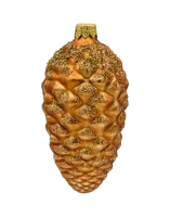 Bombka choinkowa: Szyszka brązowa: duża