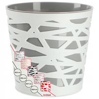 Doniczka Osłonka Na Kwiaty Parapet Popiel 19cm