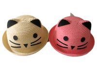 kapelusz dziecięcy kotek  12x22cm