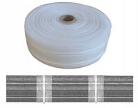 TAŚMA MARSZCZĄCA do firan 3 FAŁDKI ZAKŁADKI motylek 5cm szpula 50mb