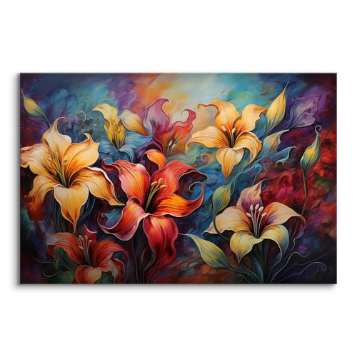 Obraz Do Sypialni Tropikalne Kwiaty Natura Rośliny Abstrakcja 40cm x 30cm na Arena.pl