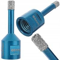WIERTŁO DIAMENTOWE KORONKA DO TWARDEGO GRESU M14 OTWORNICA 8MM NA