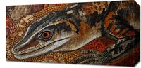 Obraz 60x30cm Oko Jaszczurki