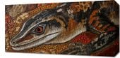 Obraz 60x30cm Oko Jaszczurki
