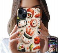 ETUI DO IPHONE 14 PLUS - SŁODKIE UŚMIECHNIĘTE SUSHI OBUDOWA CASE