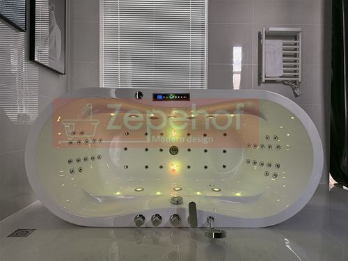 PIĘKNA OWALNA WANNA Z HYDROMASAŻEM 170X80 z 1 ODLEW GRZAŁKA na Arena.pl