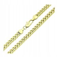 Łańcuszek 14K Pozłacany Pancerka 50 cm 5,4 mm