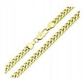 Łańcuszek 14K Pozłacany Pancerka 50 cm 5,4 mm