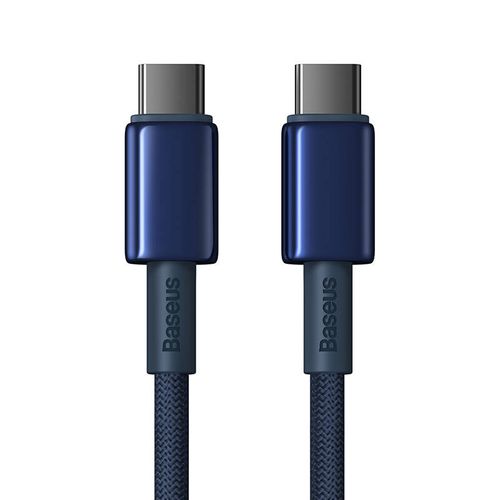 kabel usb-c do usb-c baseus tungsten gold, 100w, 1m (niebieski) na Arena.pl
