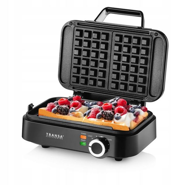 GOFROWNICA NA 2 DUŻE GOFRY REGULACJA TEMPERATURY i STOPNIA WYPIEKANIA 1500W zdjęcie 6