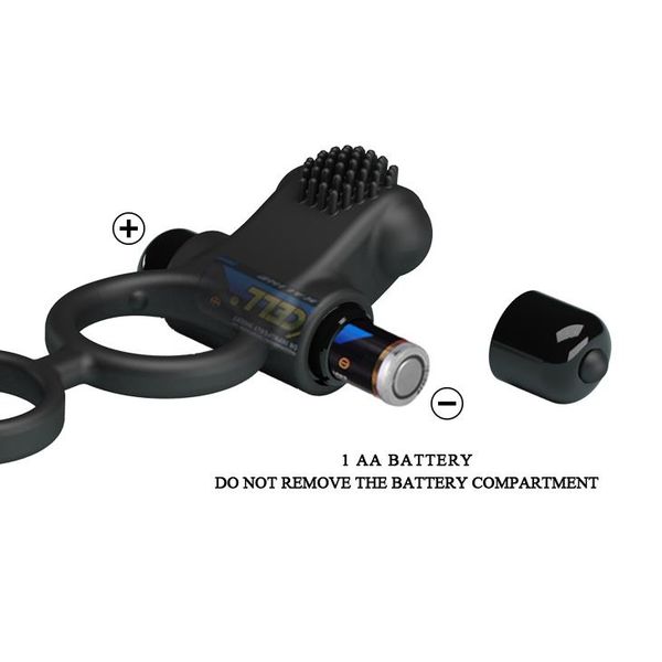 Nasadka Na Penisa Jądra Pierścień Wibrujący 10Tryb zdjęcie 8