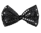 Mucha w cekiny, czarna