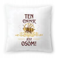 Poduszka Dla Chemika Na Urodziny Prezent Z Nadrukiem Ze Zdjęciem