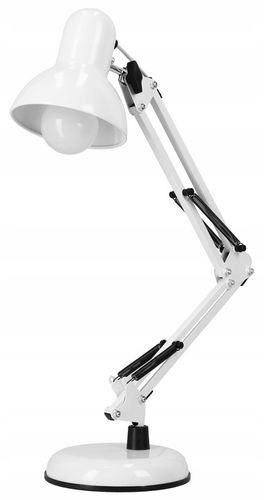 Lampka na Biurko LED Kreślarska Szkolna Regulowana E27 230V Stojąca Klips na Arena.pl