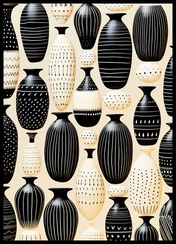Plakat 50x70cm Monochromatyczna Harmonia na Arena.pl