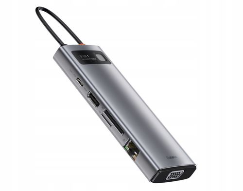 BASEUS ADAPTER HUB USB-C 3xUSB HDMI 9w1 RJ45 SD na Arena.pl