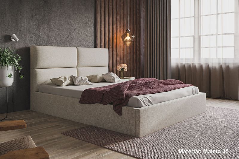 Łóżko Slim 6 tapicerowane 180x200 stelaż pojemnik zdjęcie 4
