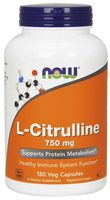 NOW FOODS L-Citrulline 750 mg (180 kaps.)