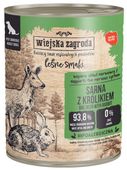 Zdrowa karma dla psa - Wiejska Zagroda Leśne Smaki Sarna z królikiem 800g
