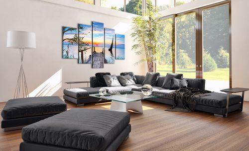 Obraz Na Płótnie - Most Żaglówka - 150X100 Cm - Ea150X100-4115 na Arena.pl