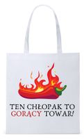 Dla Chłopaka Męża Prezent Torba Eco Biała Shopper Z Nadrukiem Ze Zdjęciem