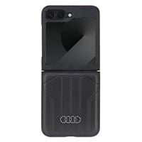 Audi Synthetic Leather MagSafe Z Flip6F741 czarny/black hardcase