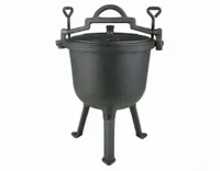 KOCIOŁEK garnek 5L żeliwny myśliwski pieczonek