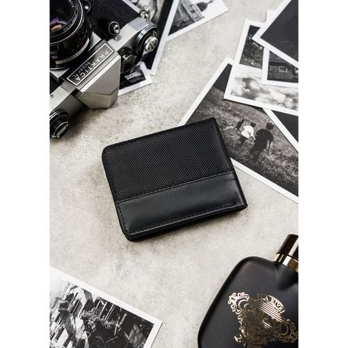 modny portfel męski w czarnym kolorze z systemem rfid - peterson na Arena.pl