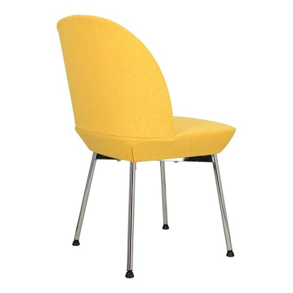 Krzesło Cloe żółte/ chrom zdjęcie 5