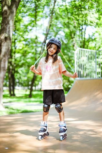 Rolki regulowane dziecięce Spokey JOY rozm. 31-34 ABEC7 Carbon 82A na Arena.pl