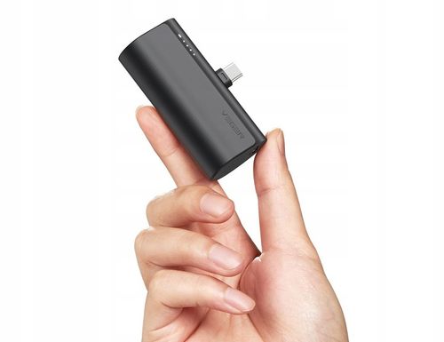 POWERBANK VEGER PlugOn 5000mAh PD 20W USB C mini mały lekki kieszonkowy na Arena.pl