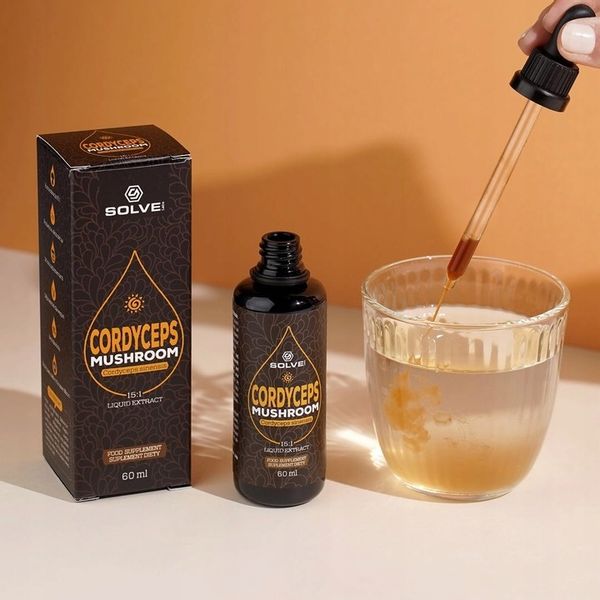 Cordyceps (Cordyceps sinensis) w kroplach 60ML zdjęcie 3