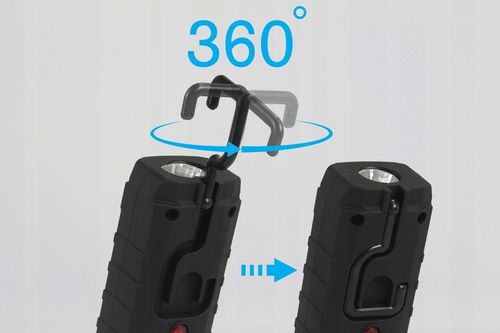 LATARKA WARSZTATOWA MOCNA 3W1 LED COB AKUMULATOR LAMPKA na Arena.pl