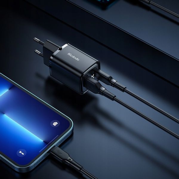MCDODO NANO GaN ŁADOWARKA USB/USB-C PD 33W MIERNIK zdjęcie 16