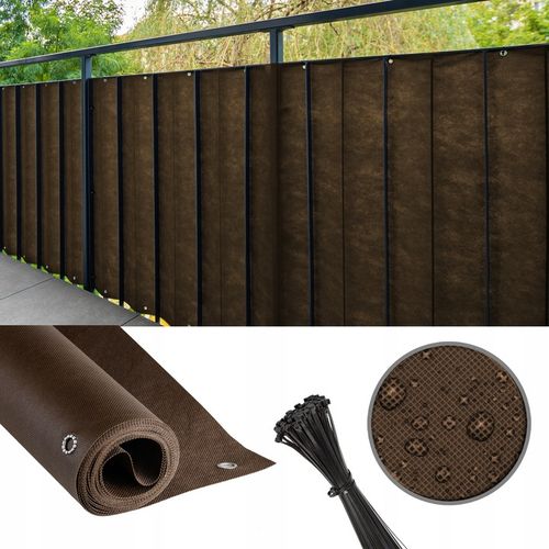 OSŁONA BALKONOWA NA WYMIAR 90CM DŁ50CM MATA OSŁONA NA BALKON UV 98% +GRATIS na Arena.pl