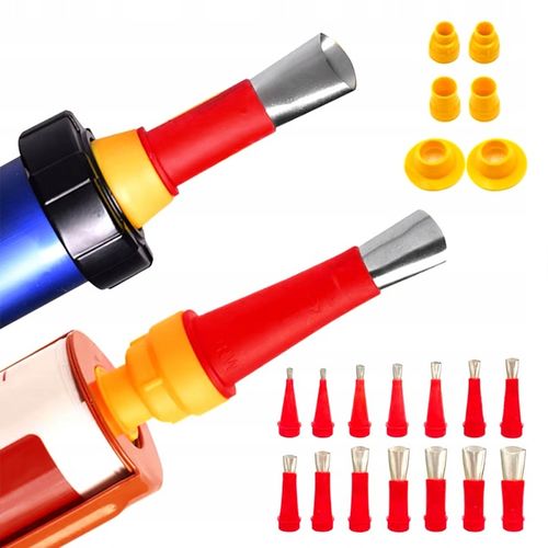 Końcówki do Silikonu Silikonowania Dysza Wyciskacz Aplikator Tubowy 32 na Arena.pl