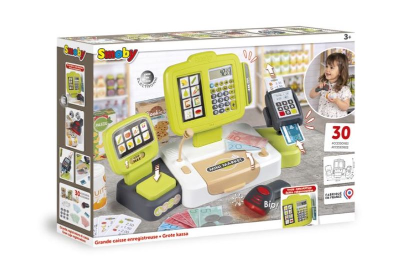 SMOBY Kasa elektroniczna duza ze skanerem 350114 zdjęcie 1