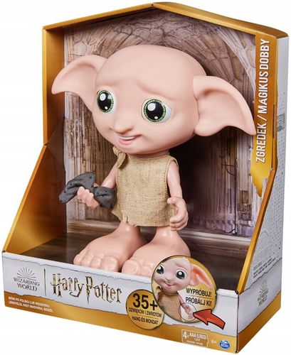 ZGREDEK HARRY POTTER INTERAKTYWNA FIGURKA MÓWIĄCY DOMOWY SKRZAT 22 CM DŹW na Arena.pl